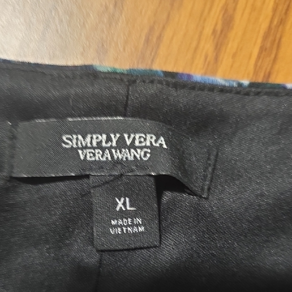 Simply Vera Vera Wang Midnight Floral Midi Dress - Picture 8 of 9